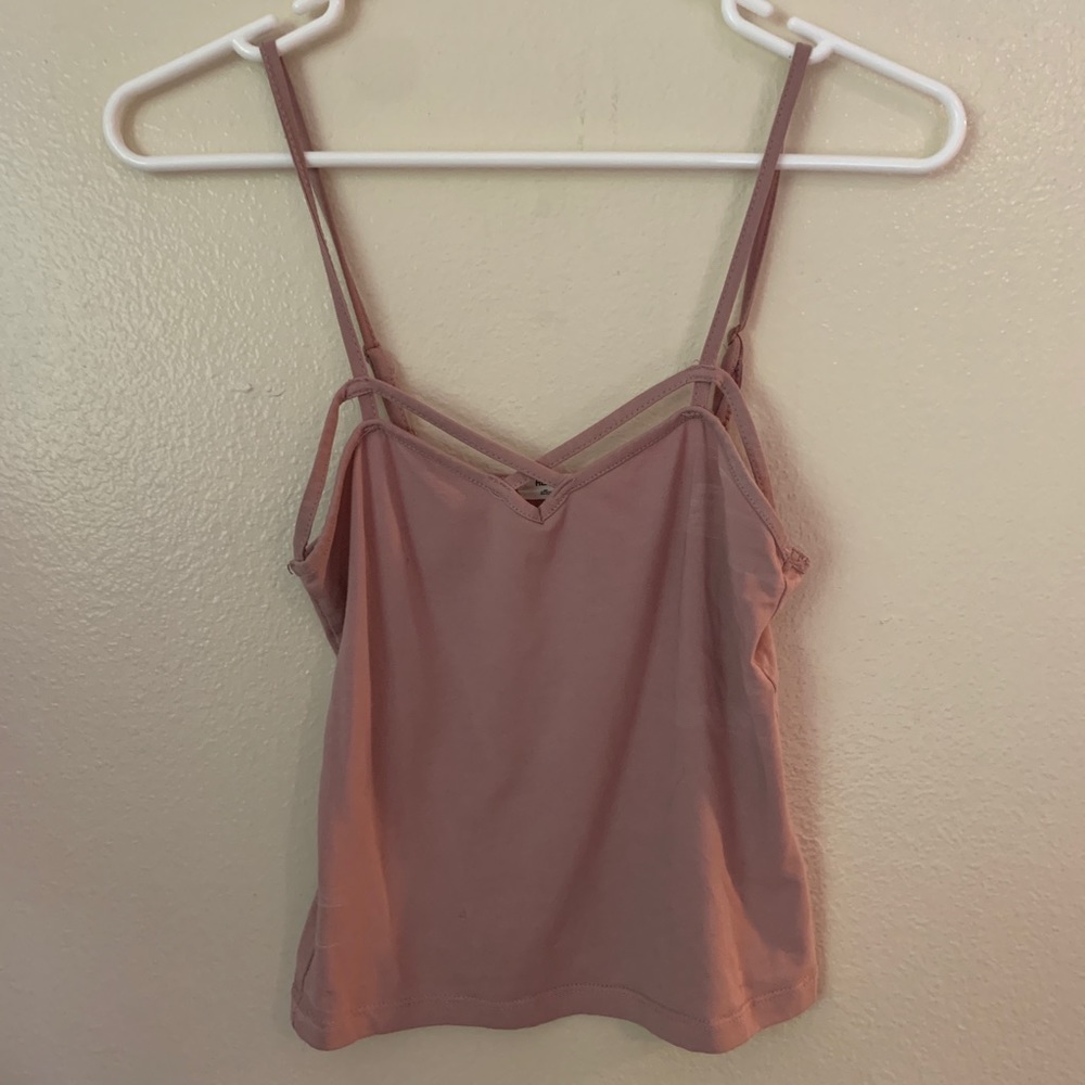 Pink Crop Top Tank